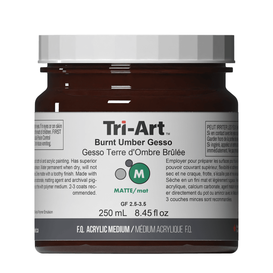 Tri-Art Mediums - Burnt Umber Gesso-0