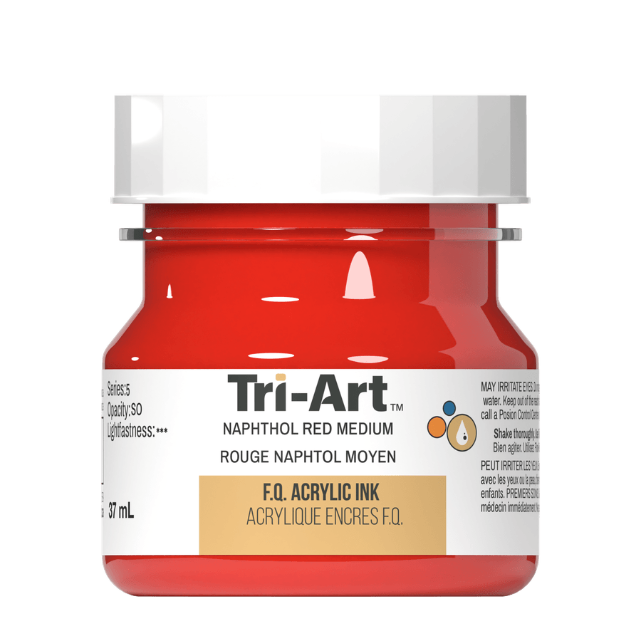 Tri-Art Ink - Naphthol Red Medium - 37mL-0